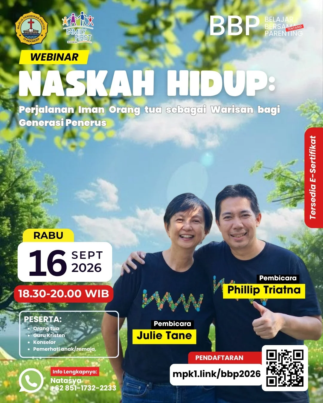 WEBINAR BELAJAR BERSAMA TENTANG PARENTING (BBP)